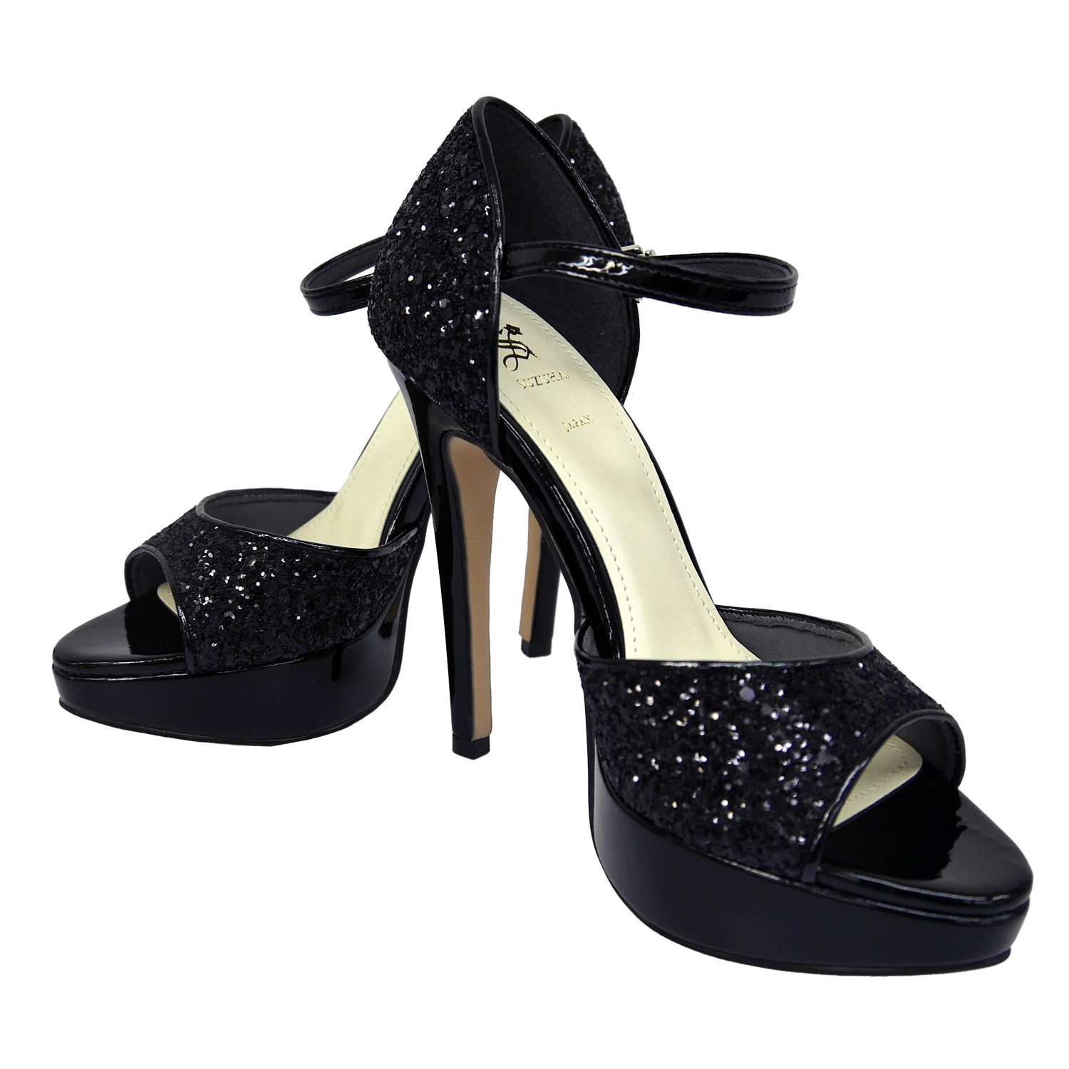 オープントゥ アンクルストラップサンダル